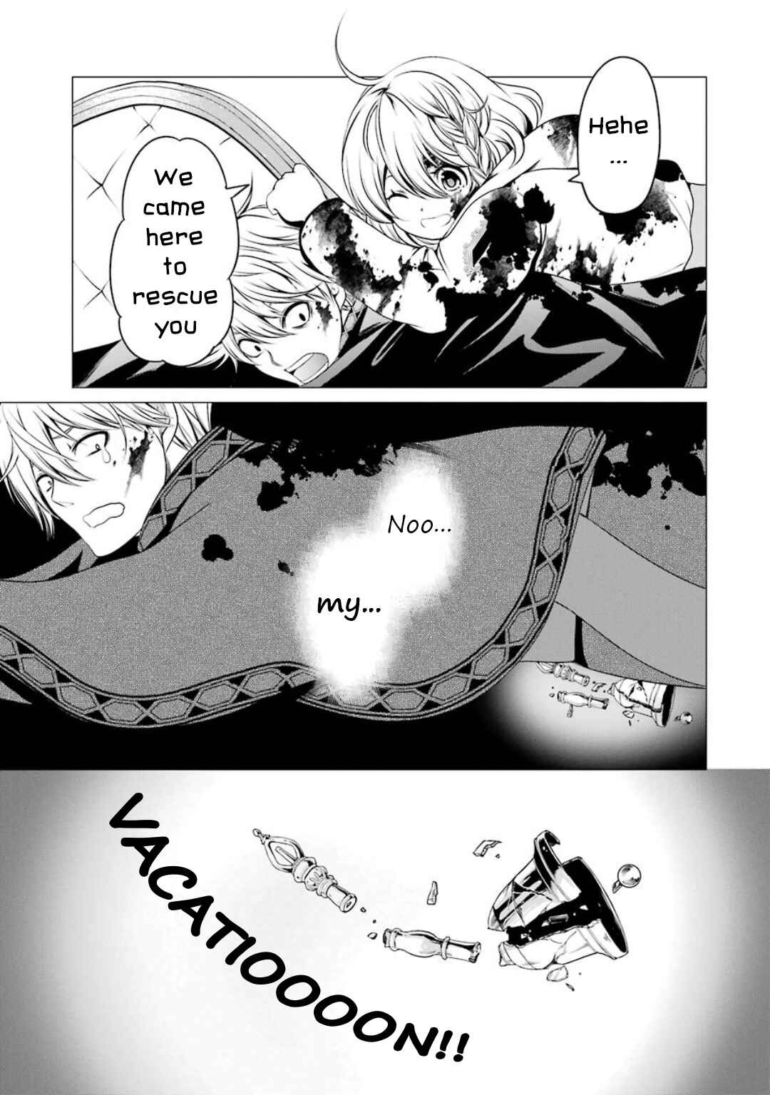 Page 40 Chapter 5 Im Working at the Church as a Priest, but I Want to Be Cut Some Slack from the Mutilated Bodies of the Heroes that Keep Getting Sent to Me