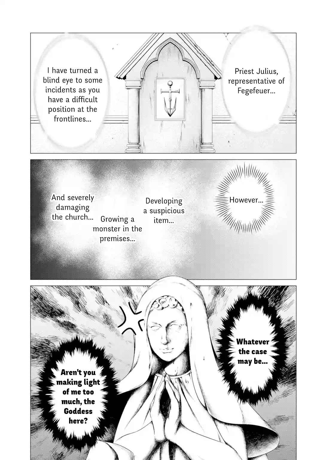 Page 7 Chapter 3.5 Im Working at the Church as a Priest, but I Want to Be Cut Some Slack from the Mutilated Bodies of the Heroes that Keep Getting Sent to Me
