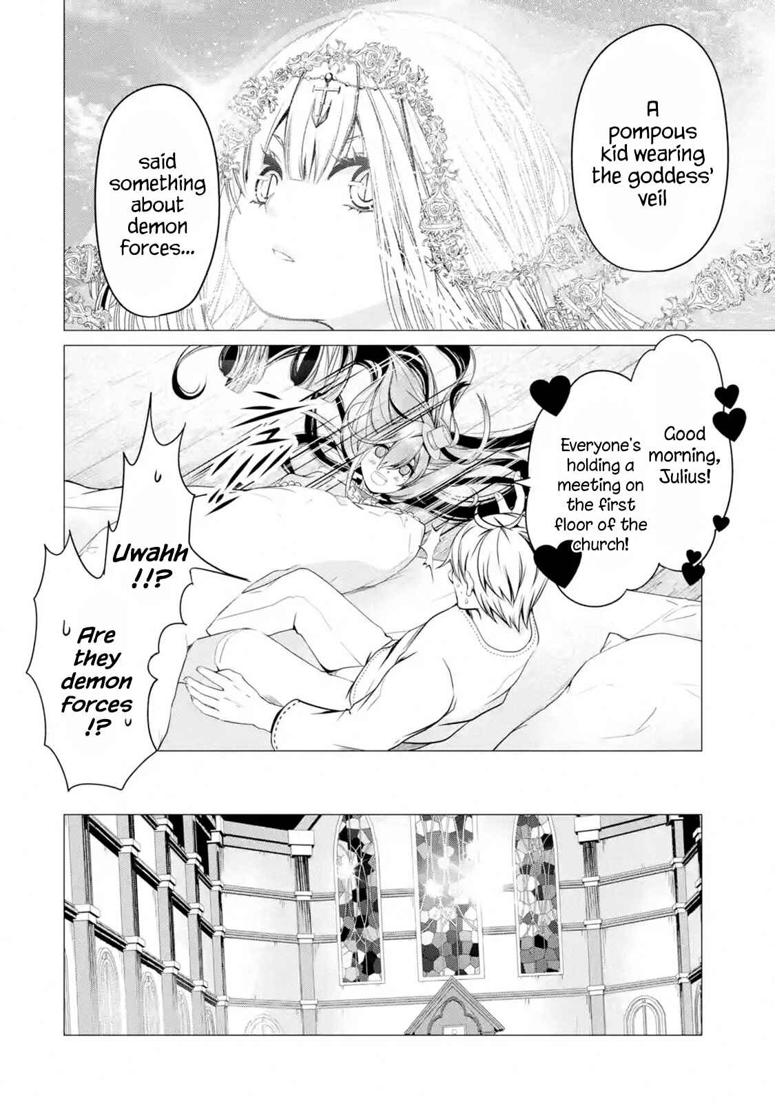 Page 4 Chapter 4.1 Im Working at the Church as a Priest, but I Want to Be Cut Some Slack from the Mutilated Bodies of the Heroes that Keep Getting Sent to Me