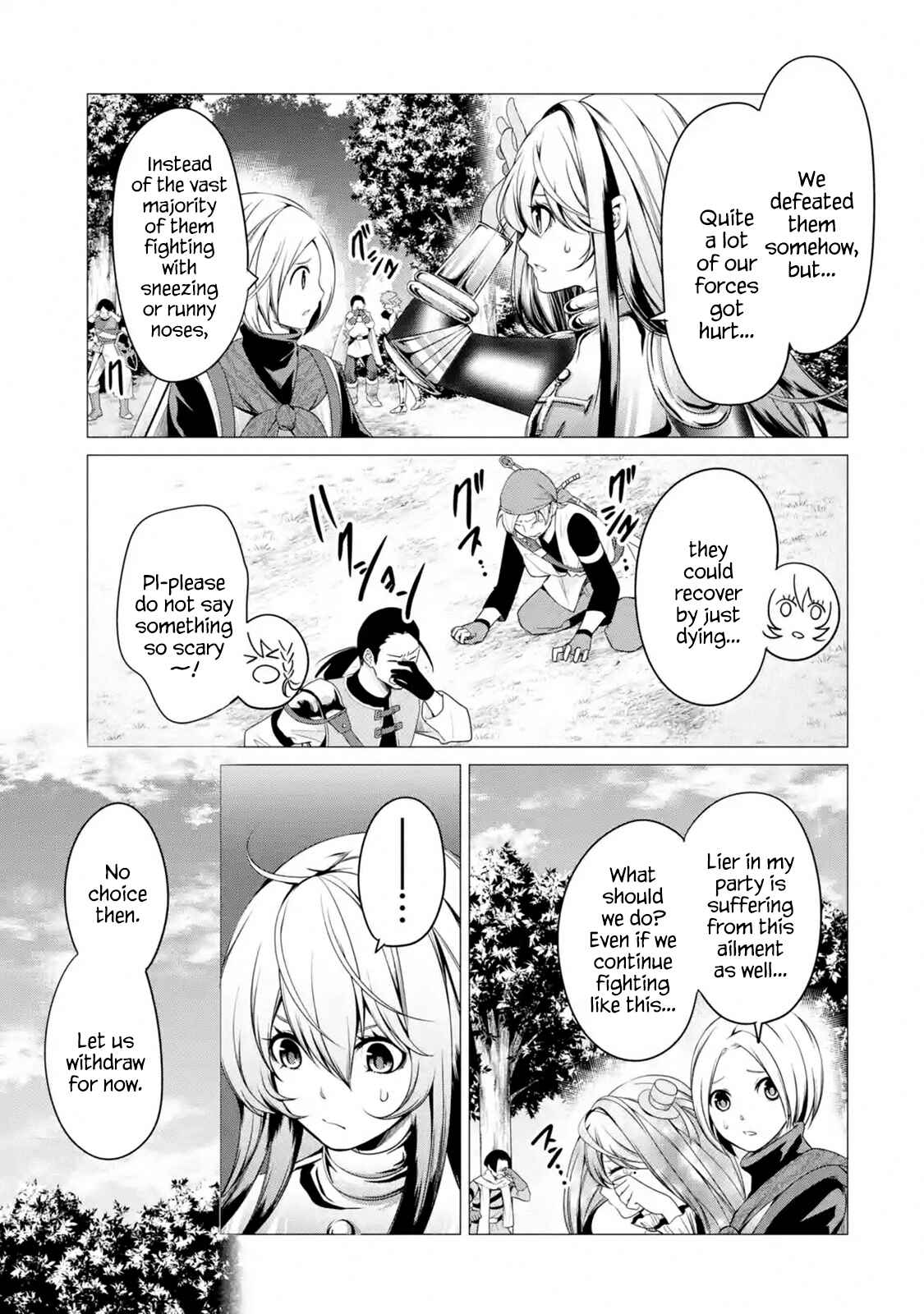 Page 9 Chapter 4.3 Im Working at the Church as a Priest, but I Want to Be Cut Some Slack from the Mutilated Bodies of the Heroes that Keep Getting Sent to Me