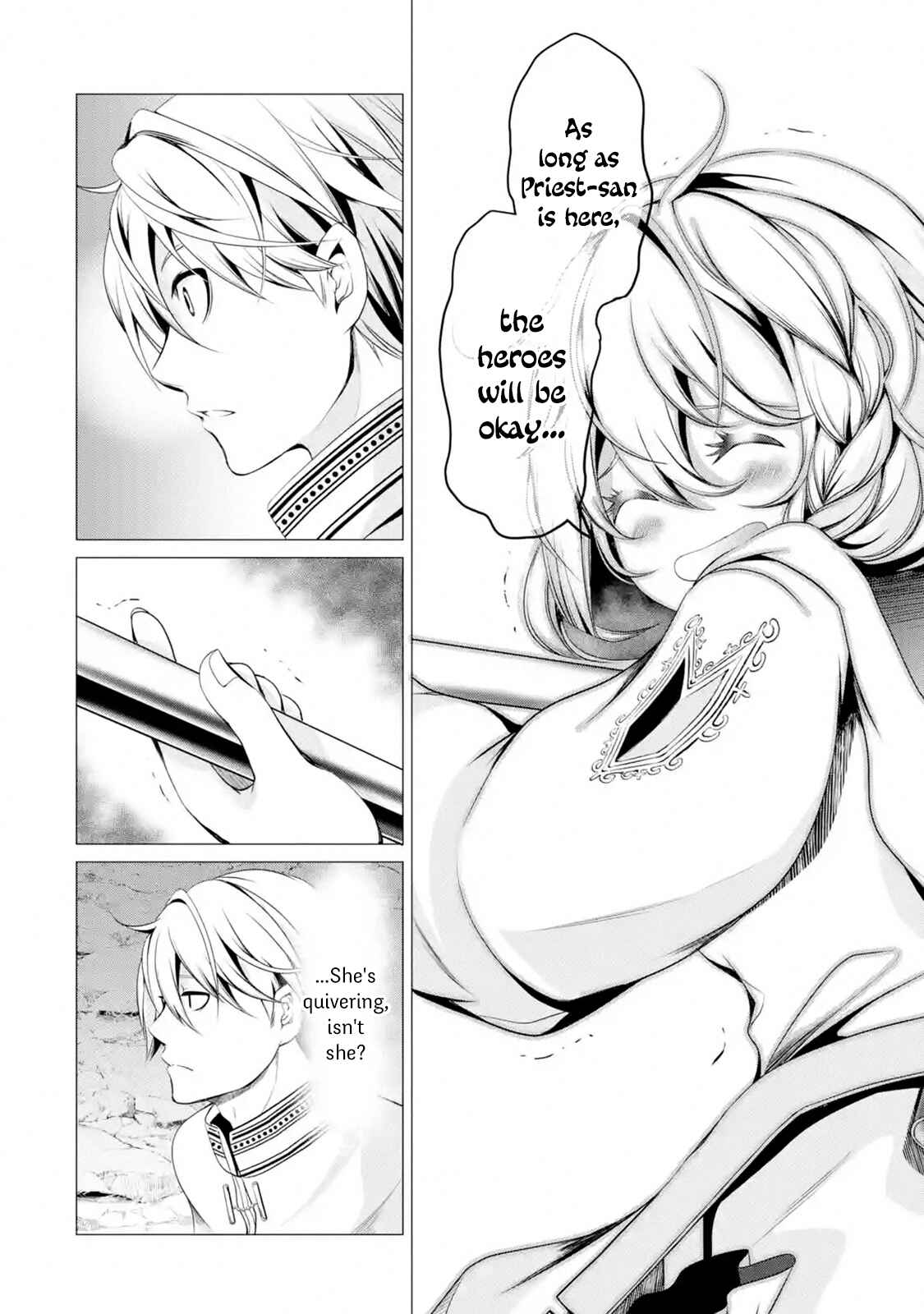 Page 2 Chapter 1.4 Im Working at the Church as a Priest, but I Want to Be Cut Some Slack from the Mutilated Bodies of the Heroes that Keep Getting Sent to Me