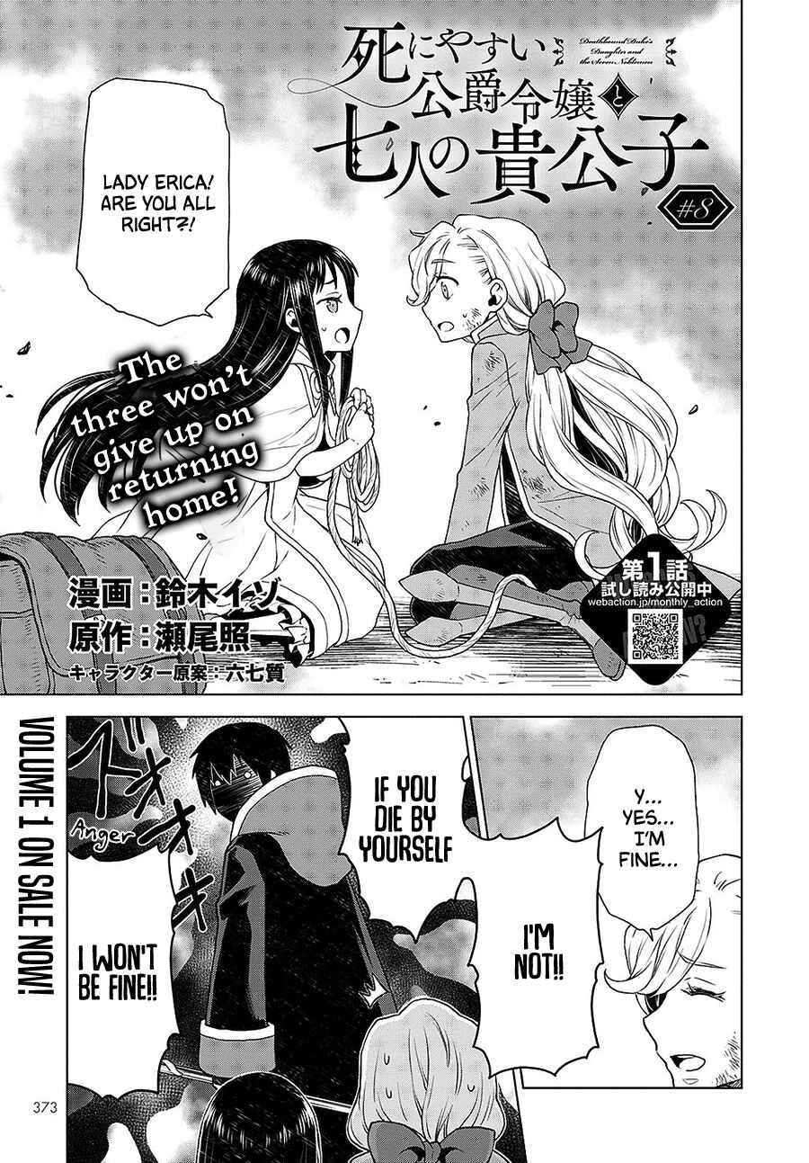 Page 1 Chapter 8 Shini Yasui Koushaku Reijou to Shichi-nin no Kikoushi