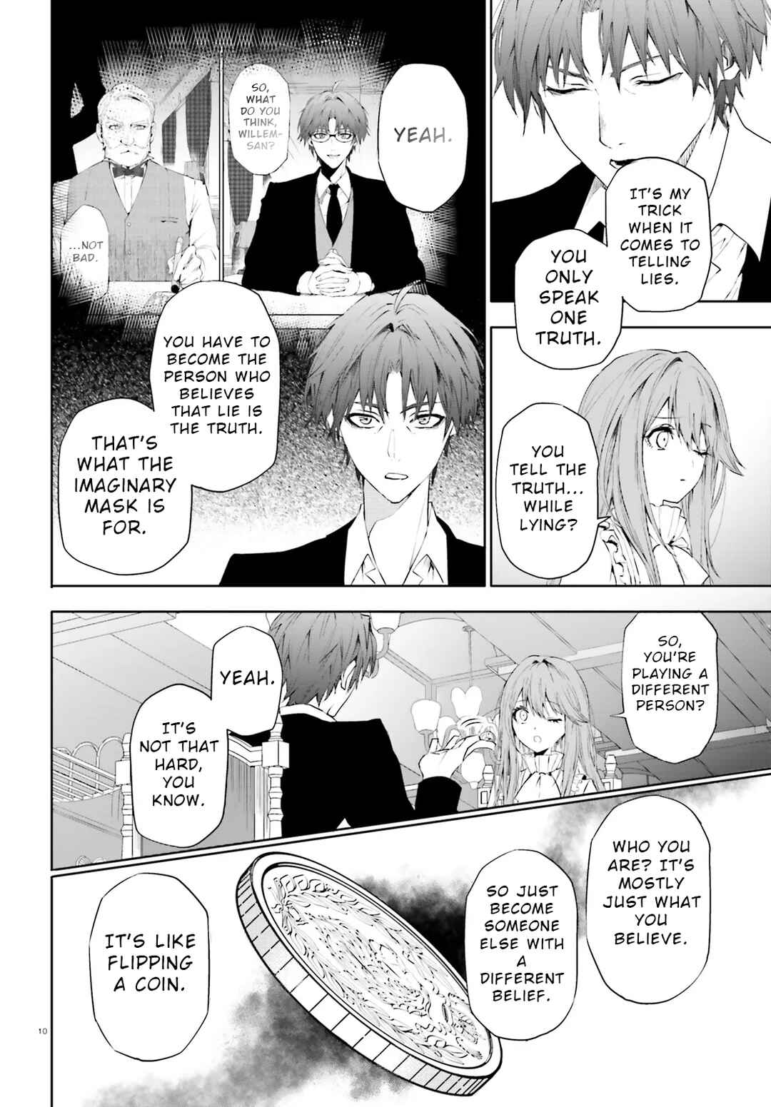 Page 10 Chapter 2.1 Masquerade Confidence: The Conman and the Girl’s Masked Journey
