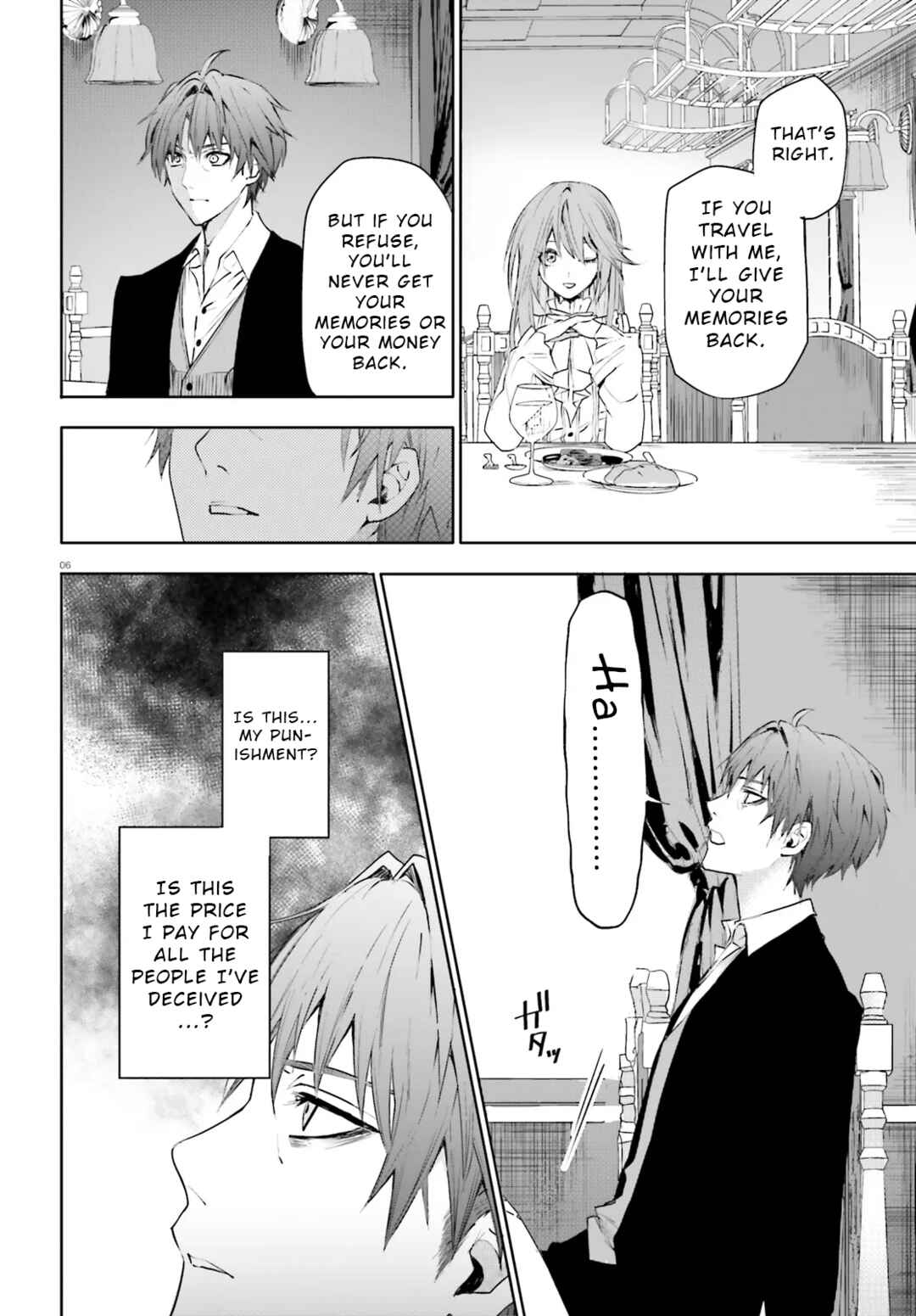 Page 6 Chapter 2.1 Masquerade Confidence: The Conman and the Girl’s Masked Journey