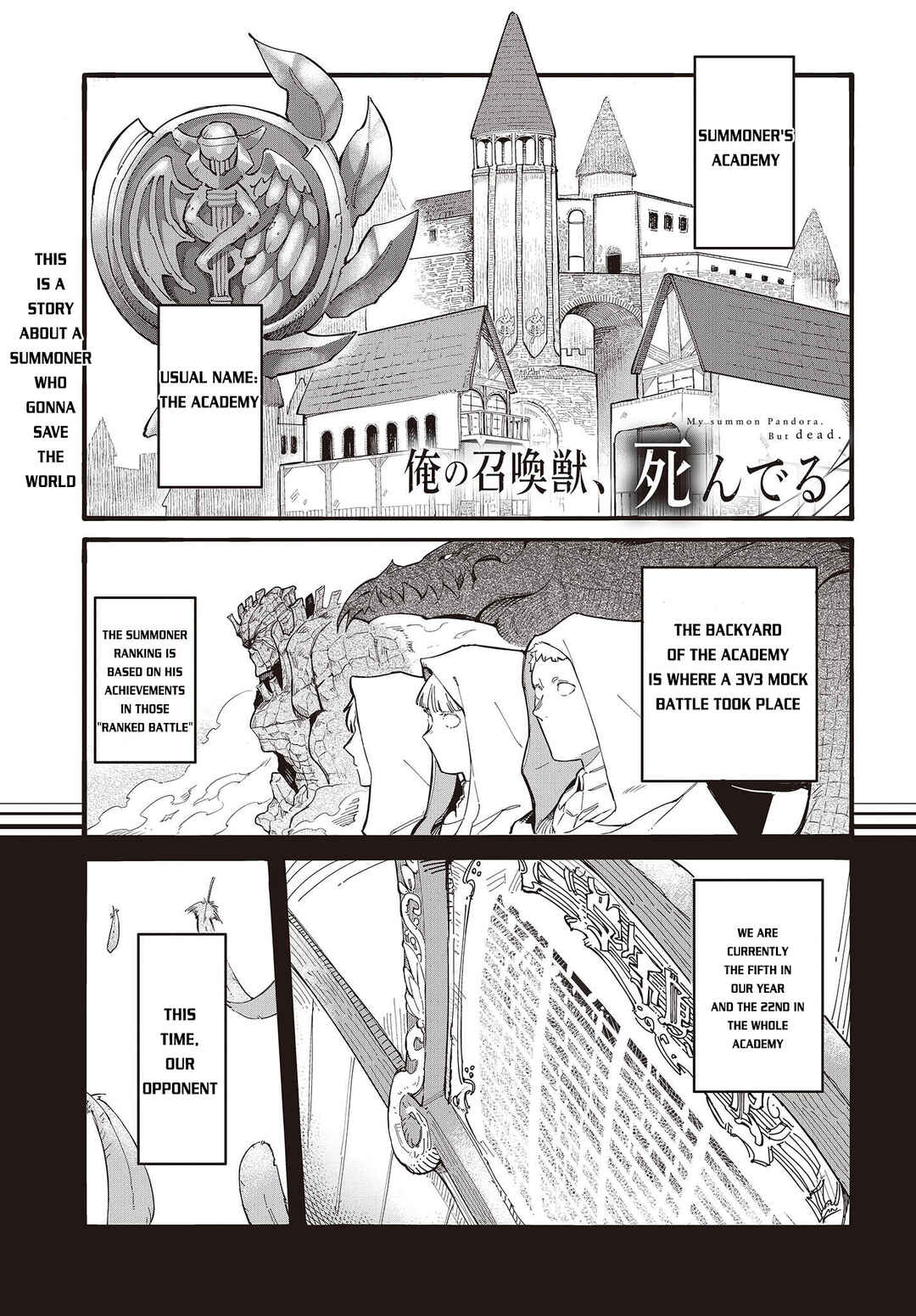 Page 2 Chapter 1 Ore no shoukanjuu shinderu