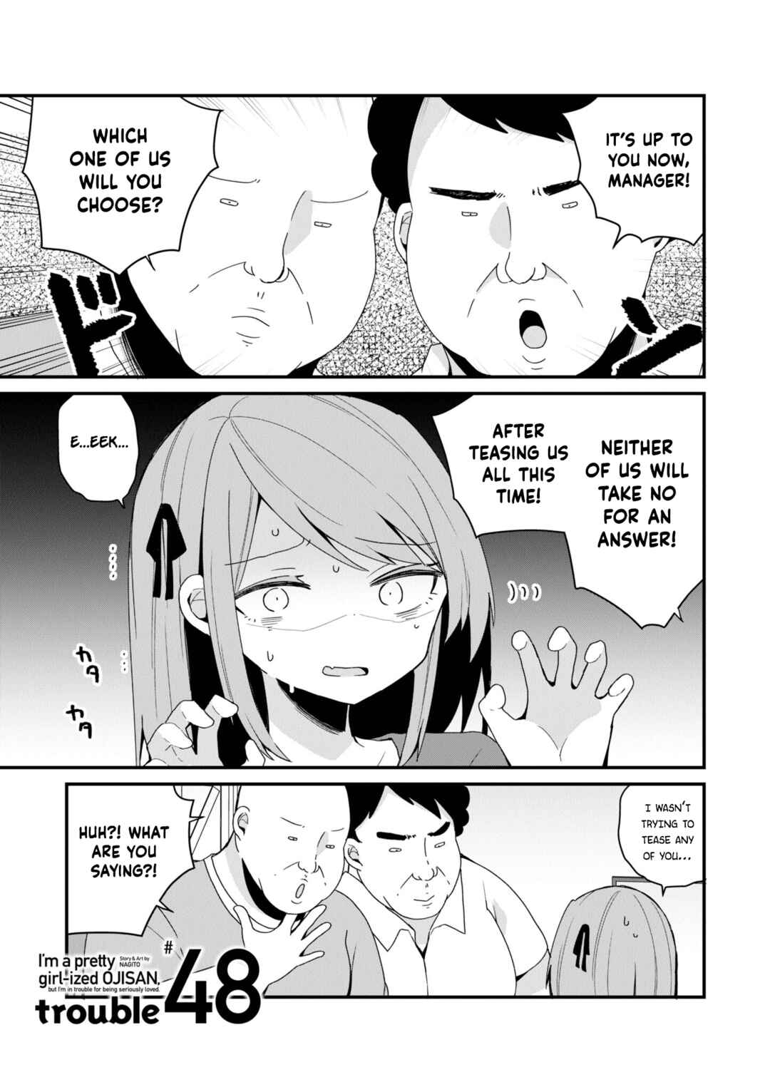 Page 1 Chapter 48 Bishoujokashita Oji-san dakedo, Gachi Koi sarete Komattemasu
