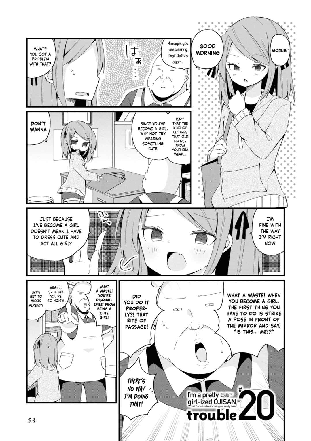 Page 1 Chapter 20 Bishoujokashita Oji-san dakedo, Gachi Koi sarete Komattemasu