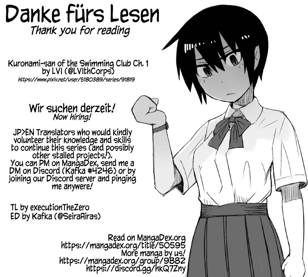 Page 10 Chapter 1 Kuronami-san of the Swimming Club