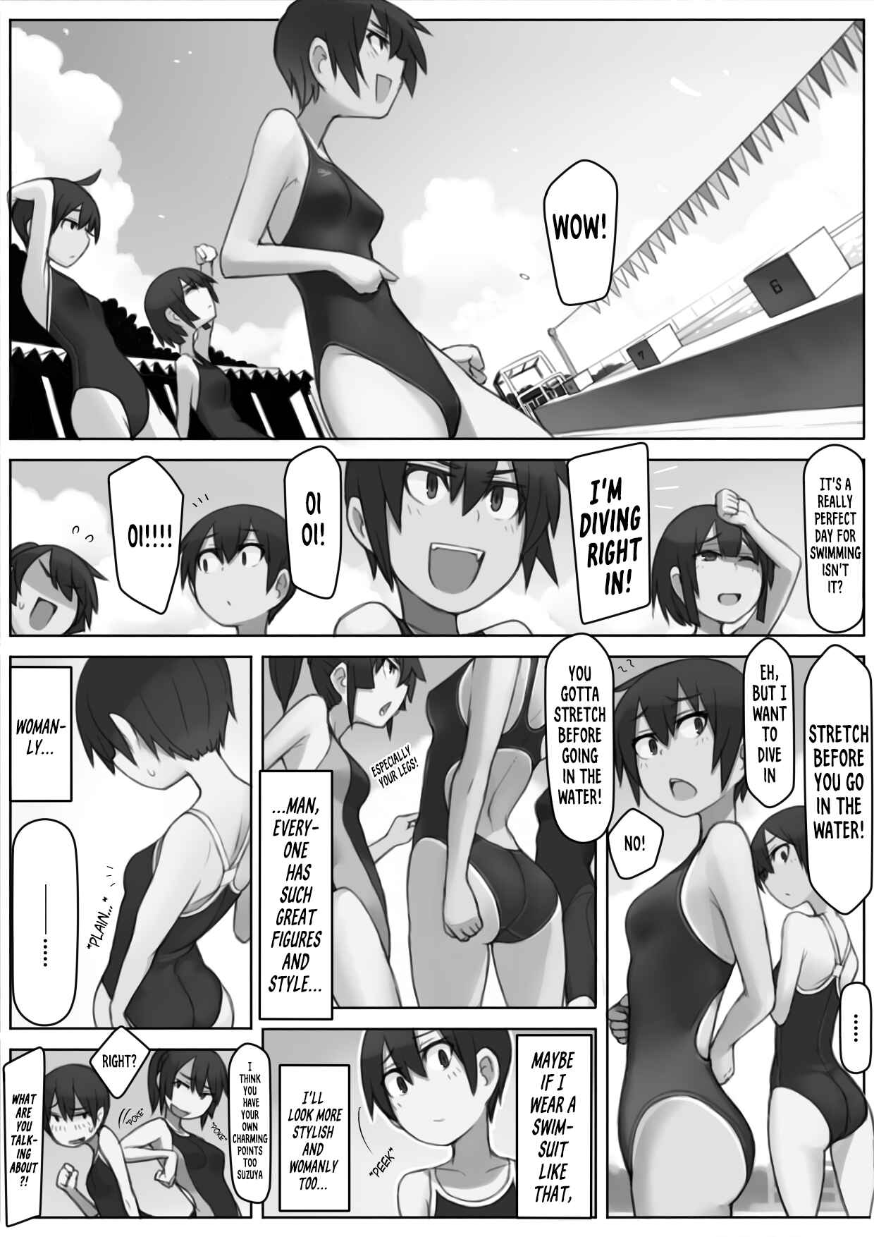 Page 6 Chapter 1 Kuronami-san of the Swimming Club