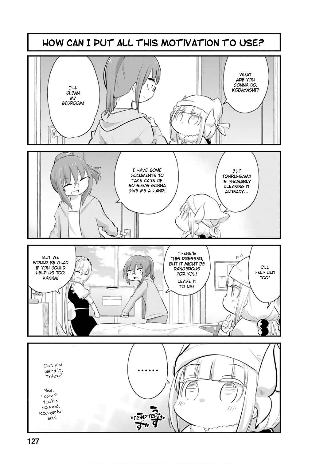Page 3 Chapter 50 Kobayashi-san Chi no Maid Dragon: Kanna no Nichijou