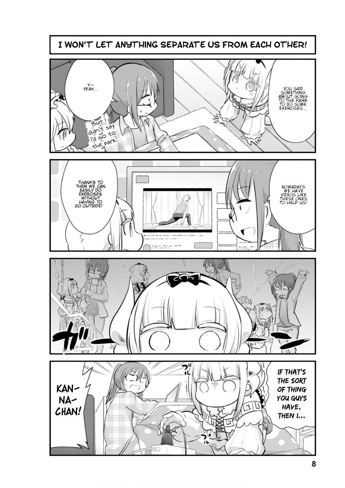Page 8 Chapter 51 Kobayashi-san Chi no Maid Dragon: Kanna no Nichijou