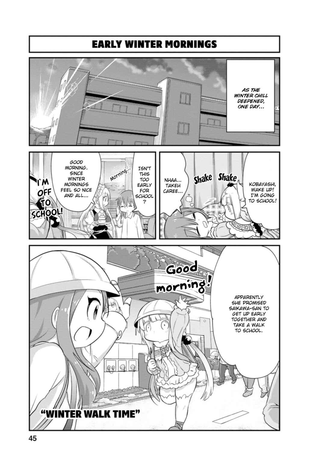 Page 1 Chapter 84 Kobayashi-san Chi no Maid Dragon: Kanna no Nichijou