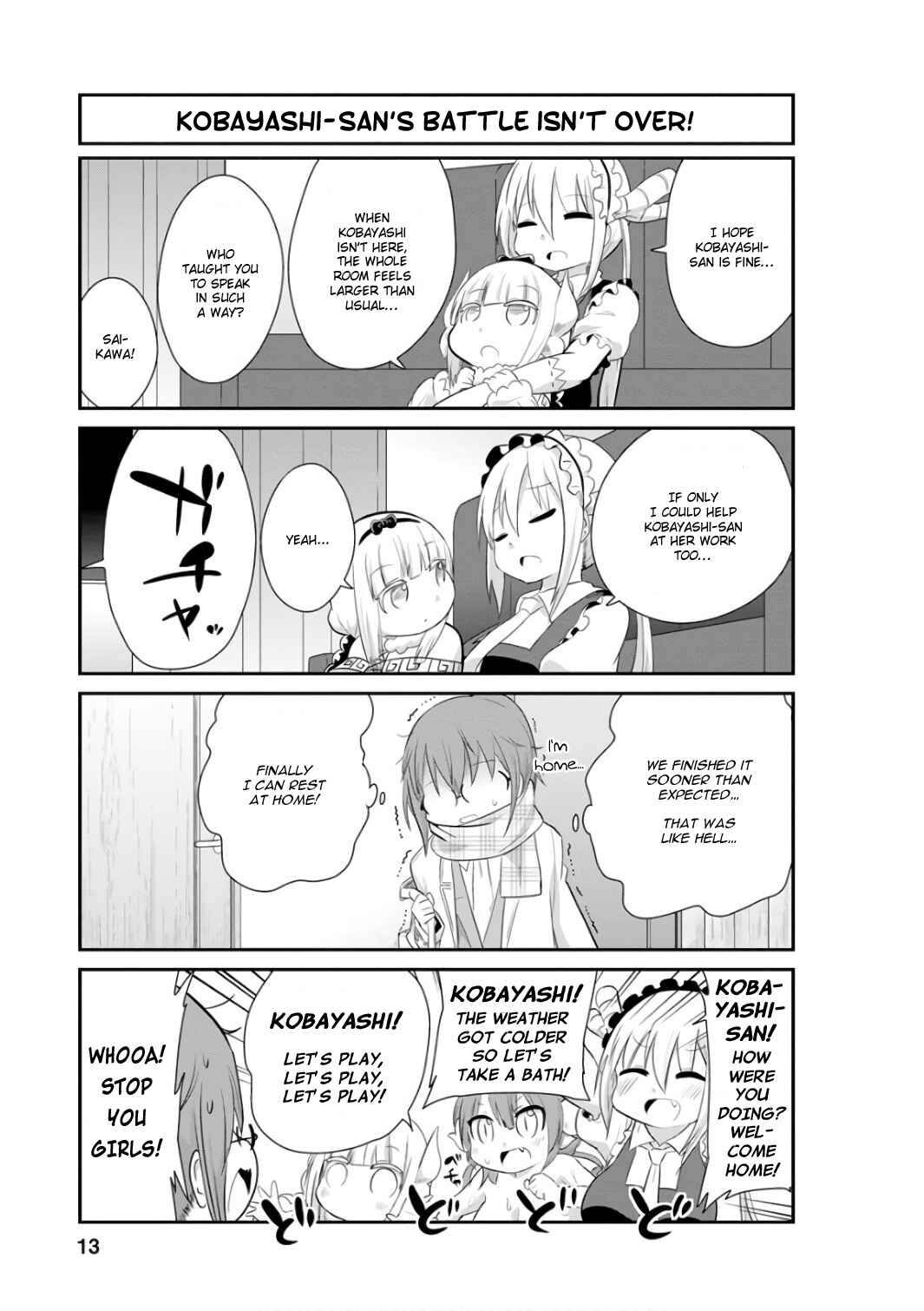 Page 13 Chapter 41 Kobayashi-san Chi no Maid Dragon: Kanna no Nichijou