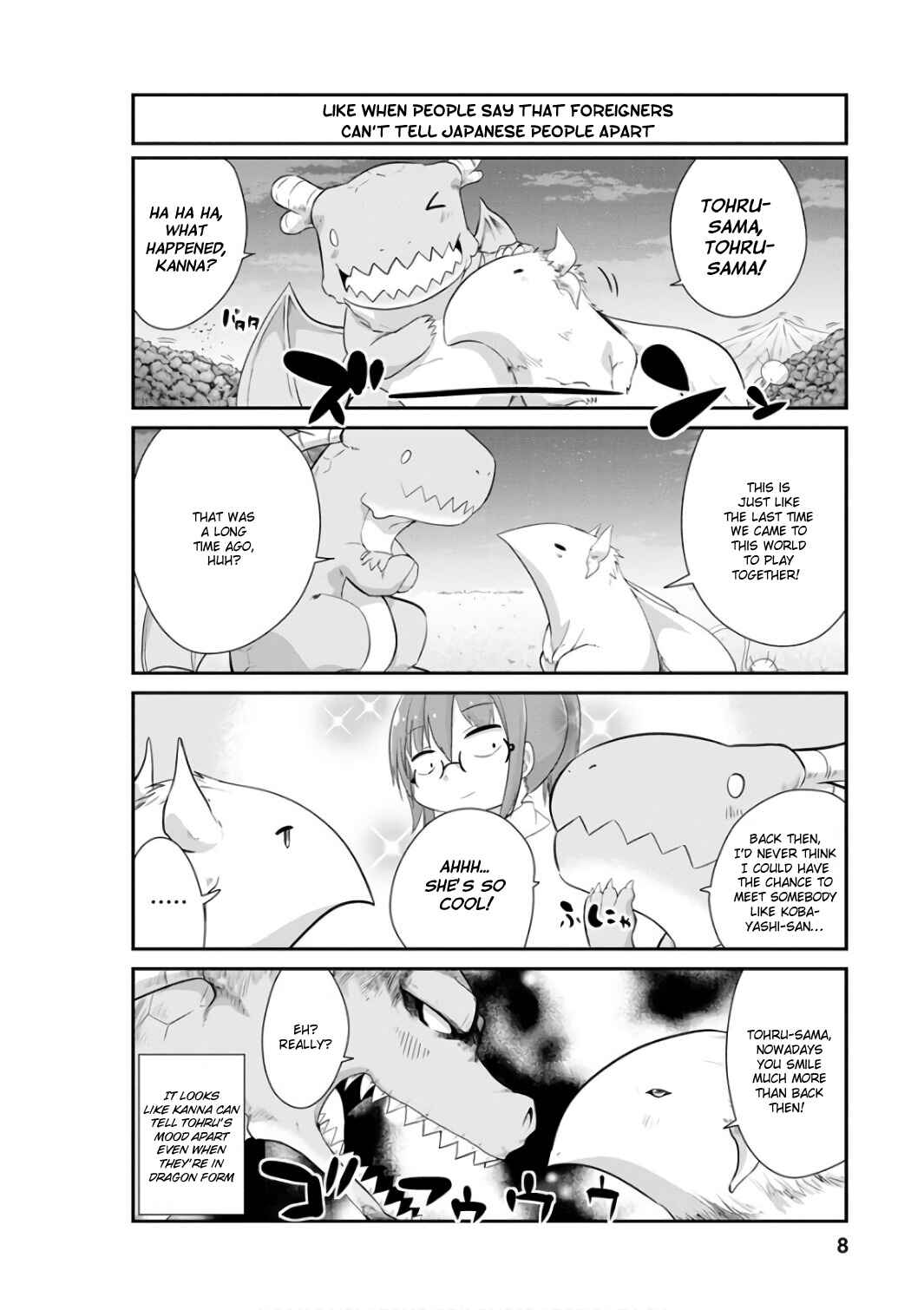 Page 8 Chapter 41 Kobayashi-san Chi no Maid Dragon: Kanna no Nichijou