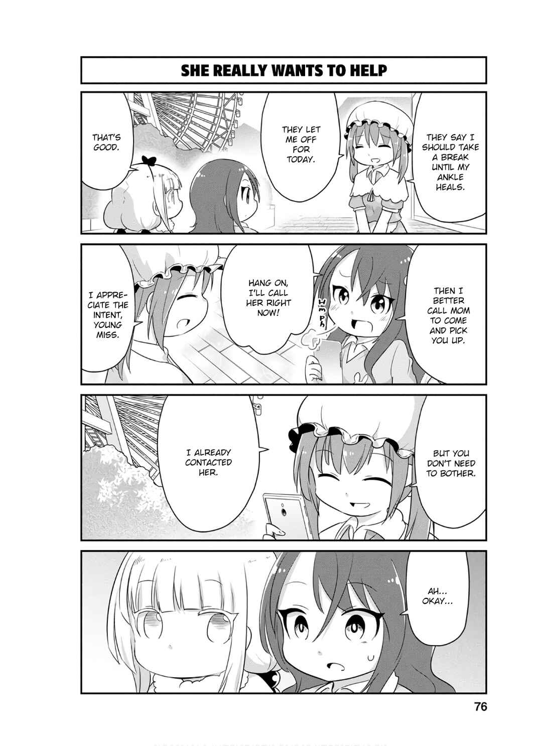 Page 4 Chapter 76 Kobayashi-san Chi no Maid Dragon: Kanna no Nichijou