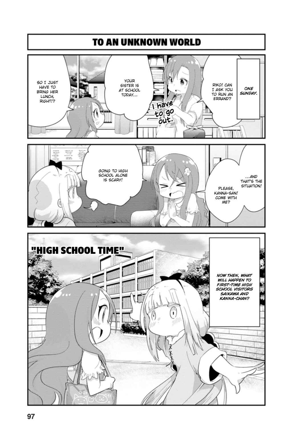 Page 1 Chapter 88 Kobayashi-san Chi no Maid Dragon: Kanna no Nichijou