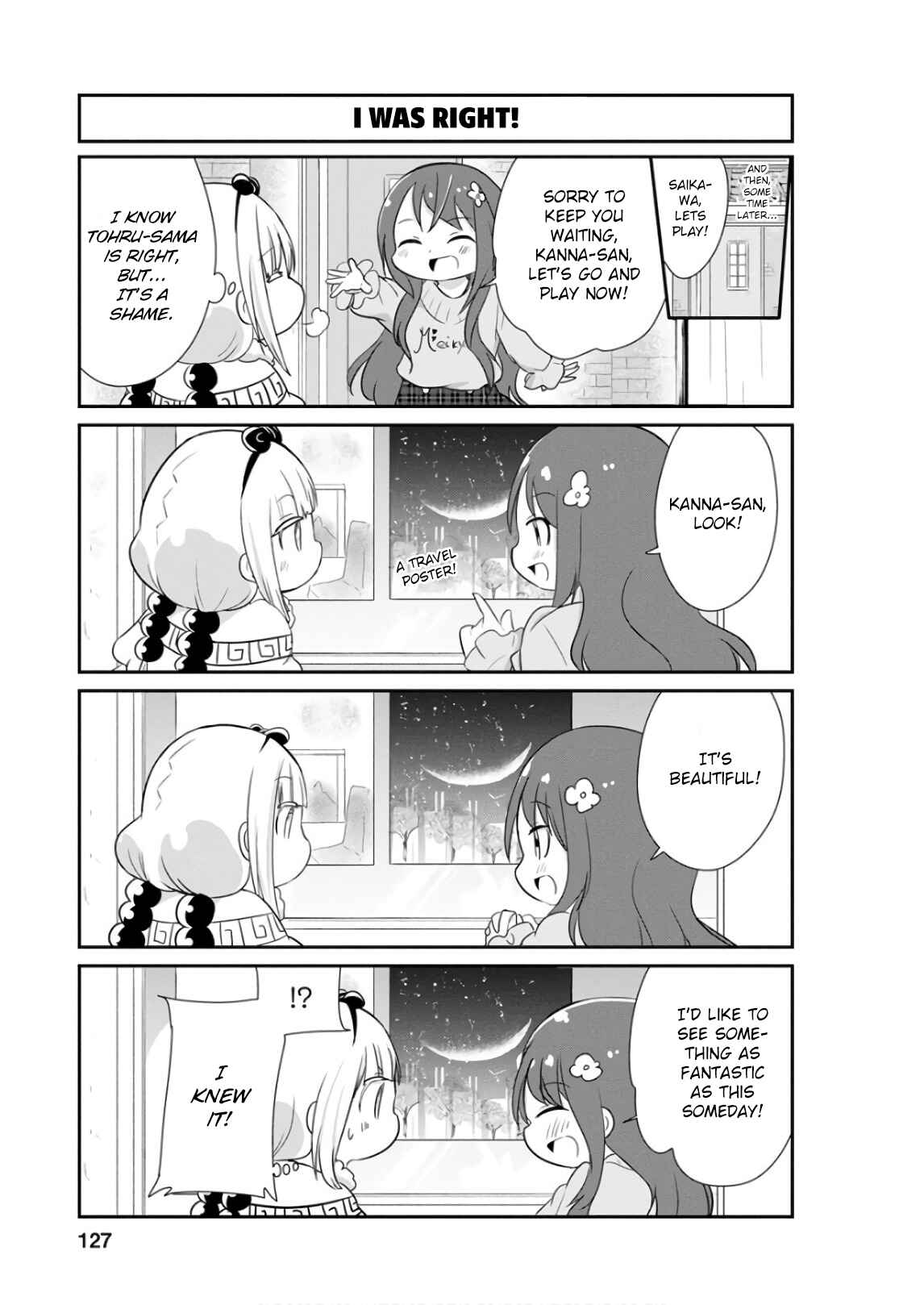 Page 3 Chapter 60 Kobayashi-san Chi no Maid Dragon: Kanna no Nichijou