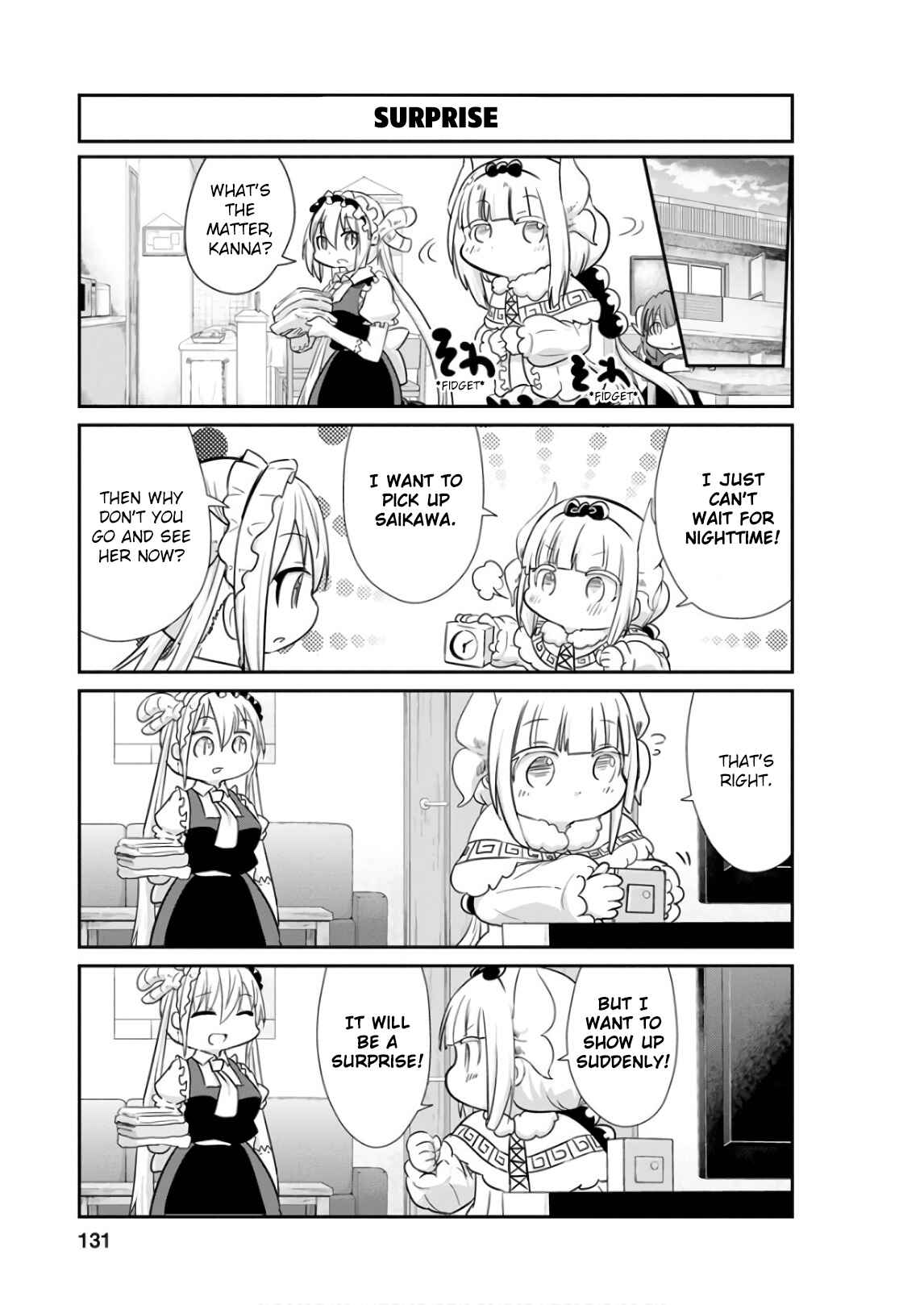 Page 7 Chapter 60 Kobayashi-san Chi no Maid Dragon: Kanna no Nichijou