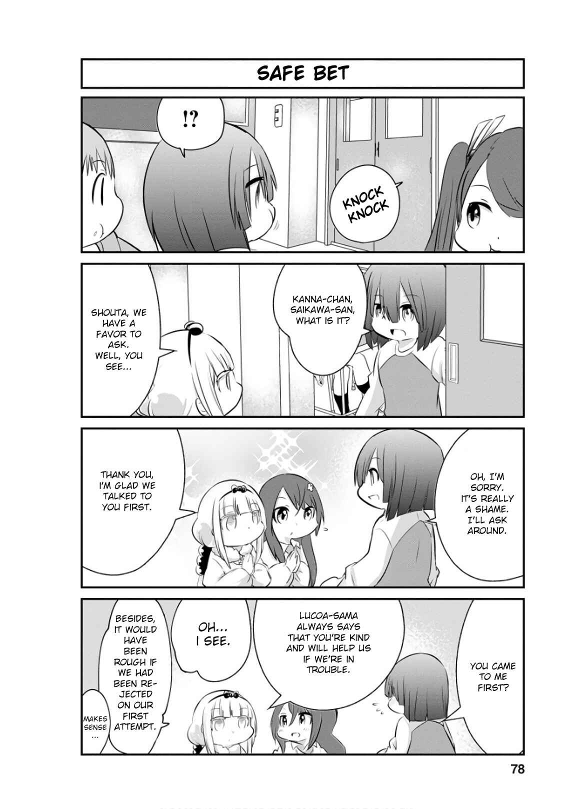 Page 8 Chapter 56 Kobayashi-san Chi no Maid Dragon: Kanna no Nichijou