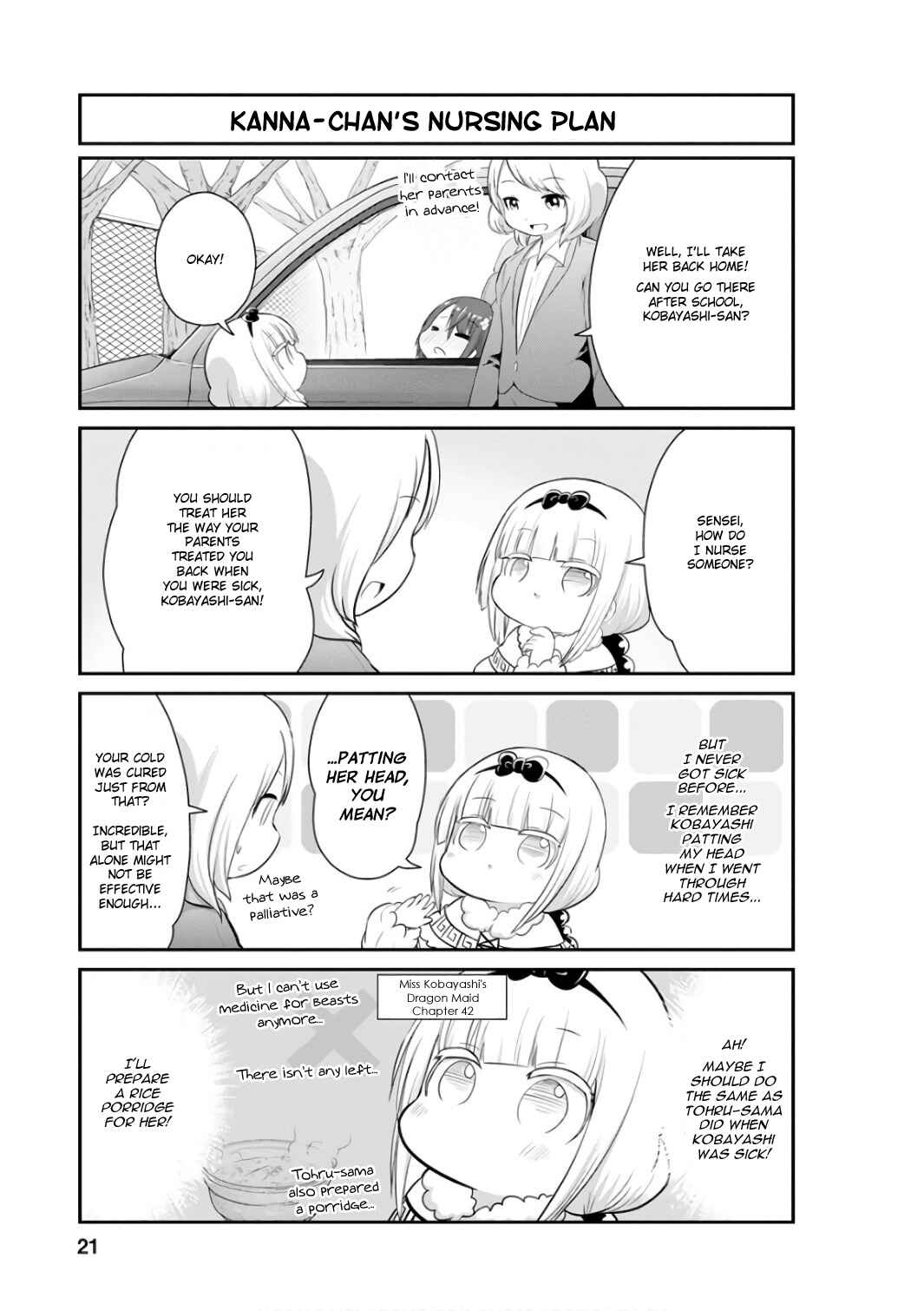 Page 3 Chapter 42 Kobayashi-san Chi no Maid Dragon: Kanna no Nichijou