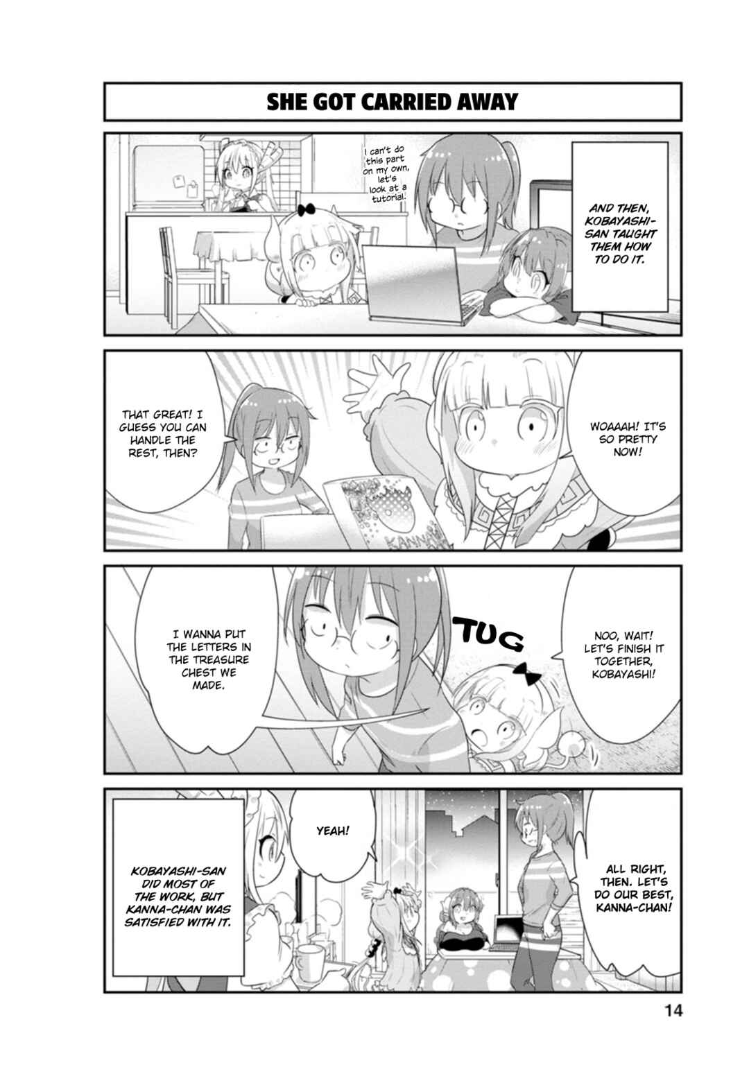 Page 10 Chapter 81 Kobayashi-san Chi no Maid Dragon: Kanna no Nichijou