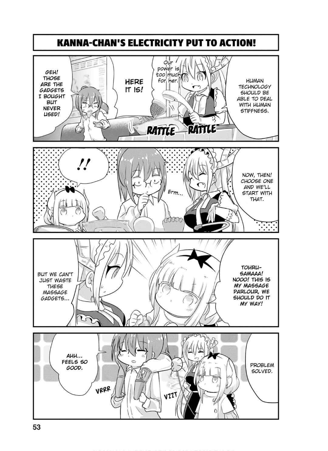 Page 9 Chapter 74 Kobayashi-san Chi no Maid Dragon: Kanna no Nichijou