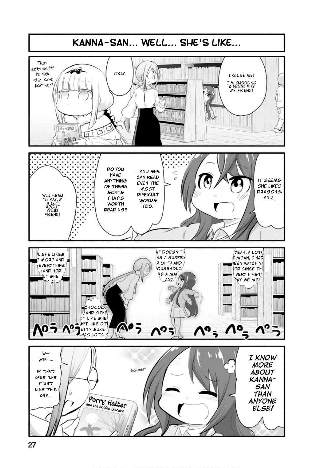 Page 9 Chapter 52 Kobayashi-san Chi no Maid Dragon: Kanna no Nichijou