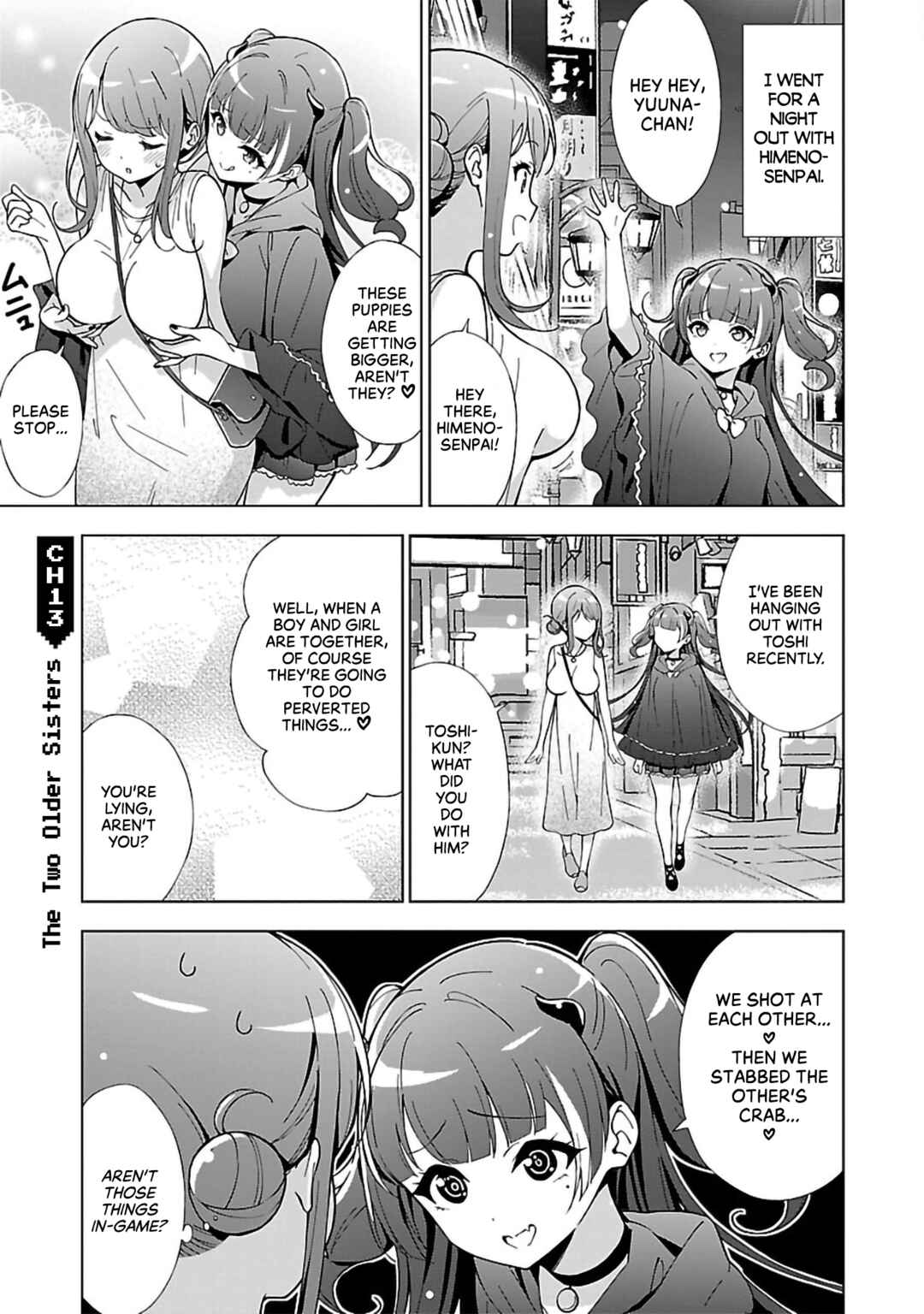 Page 1 Chapter 13 Onee-chan wa Game wo Suruto Hito ga Kawaru Onee-chan