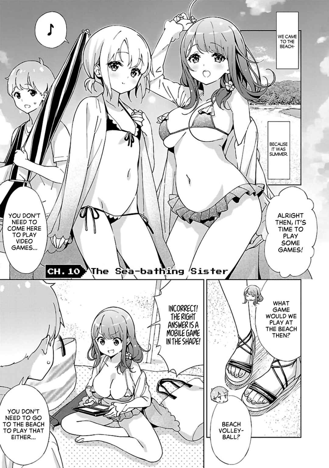 Page 1 Chapter 10 Onee-chan wa Game wo Suruto Hito ga Kawaru Onee-chan