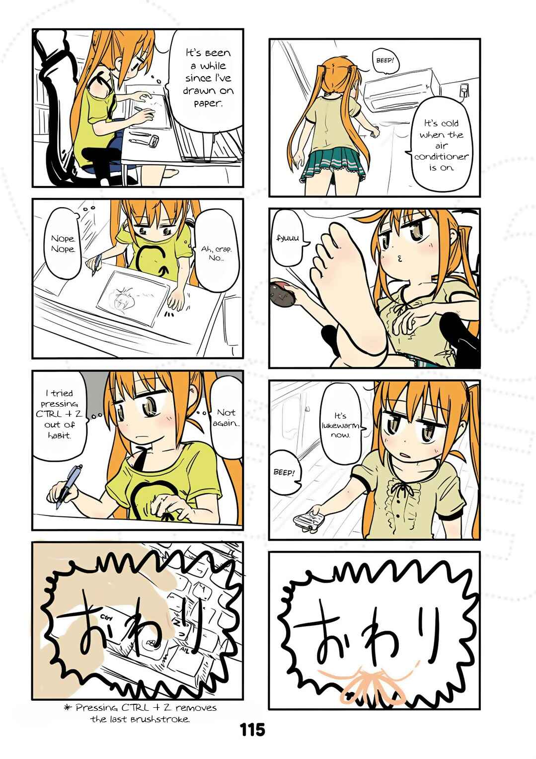 Page 3 Chapter 18.5 Jibun ga Twintail no Kawaii Onnanoko da to Omoikonde, Kyou no Dekigoto wo 4koma ni Suru