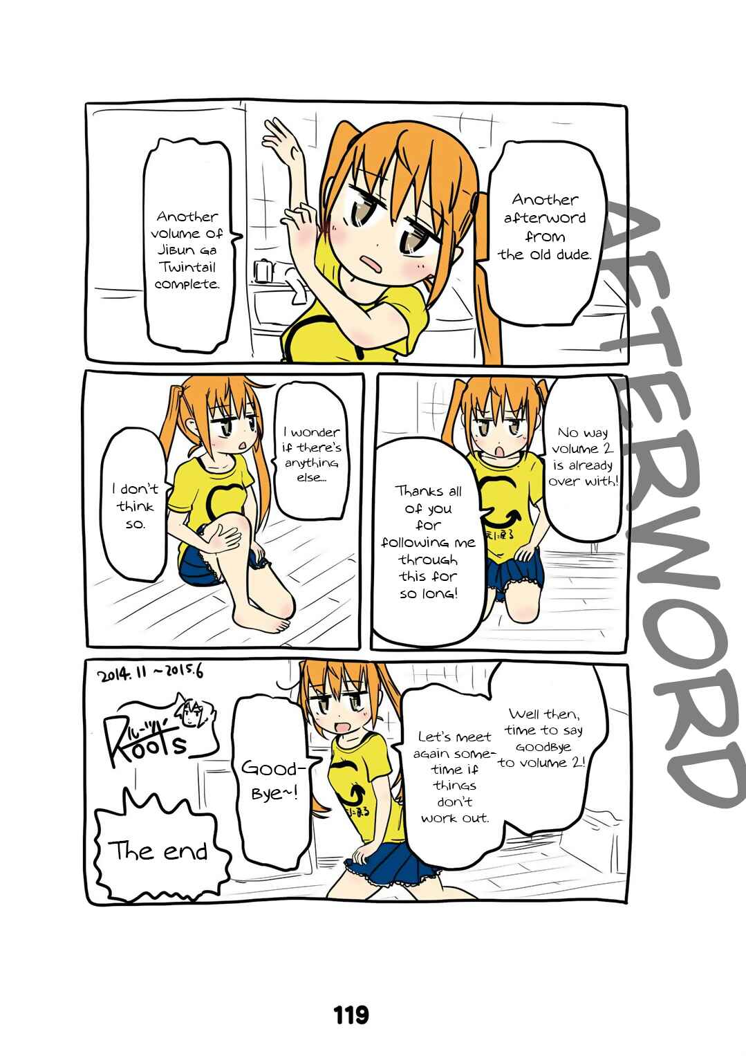 Page 7 Chapter 18.5 Jibun ga Twintail no Kawaii Onnanoko da to Omoikonde, Kyou no Dekigoto wo 4koma ni Suru