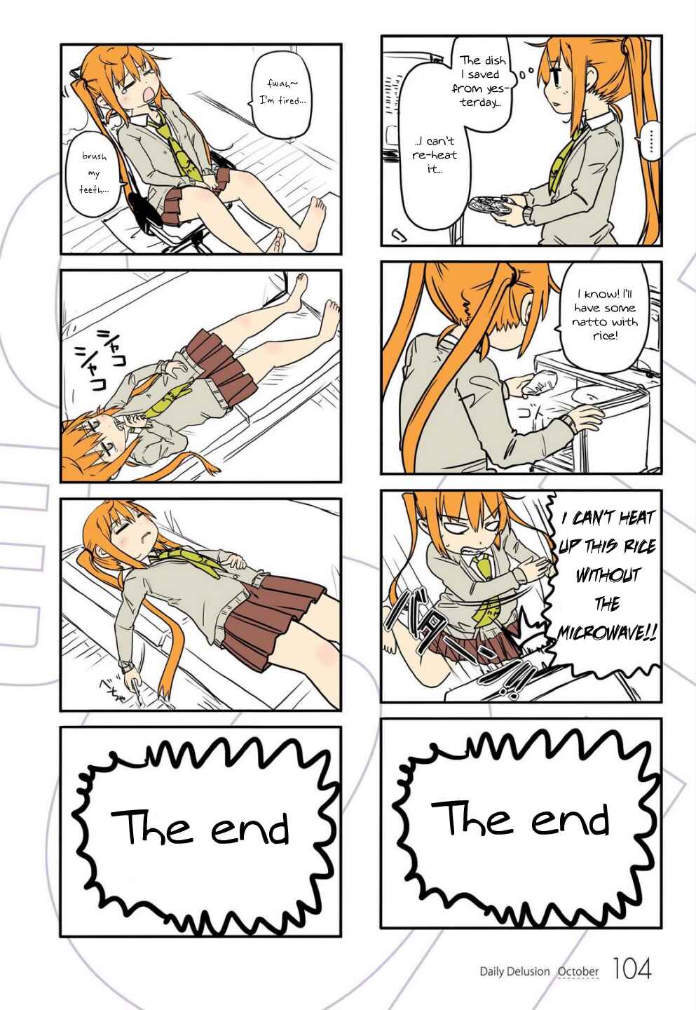 Page 12 Chapter 9 Jibun ga Twintail no Kawaii Onnanoko da to Omoikonde, Kyou no Dekigoto wo 4koma ni Suru