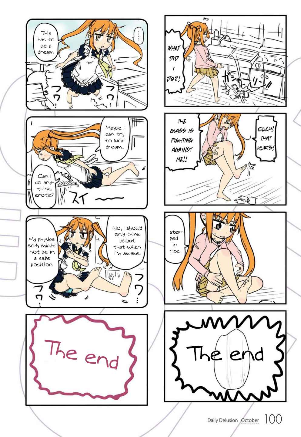 Page 8 Chapter 9 Jibun ga Twintail no Kawaii Onnanoko da to Omoikonde, Kyou no Dekigoto wo 4koma ni Suru
