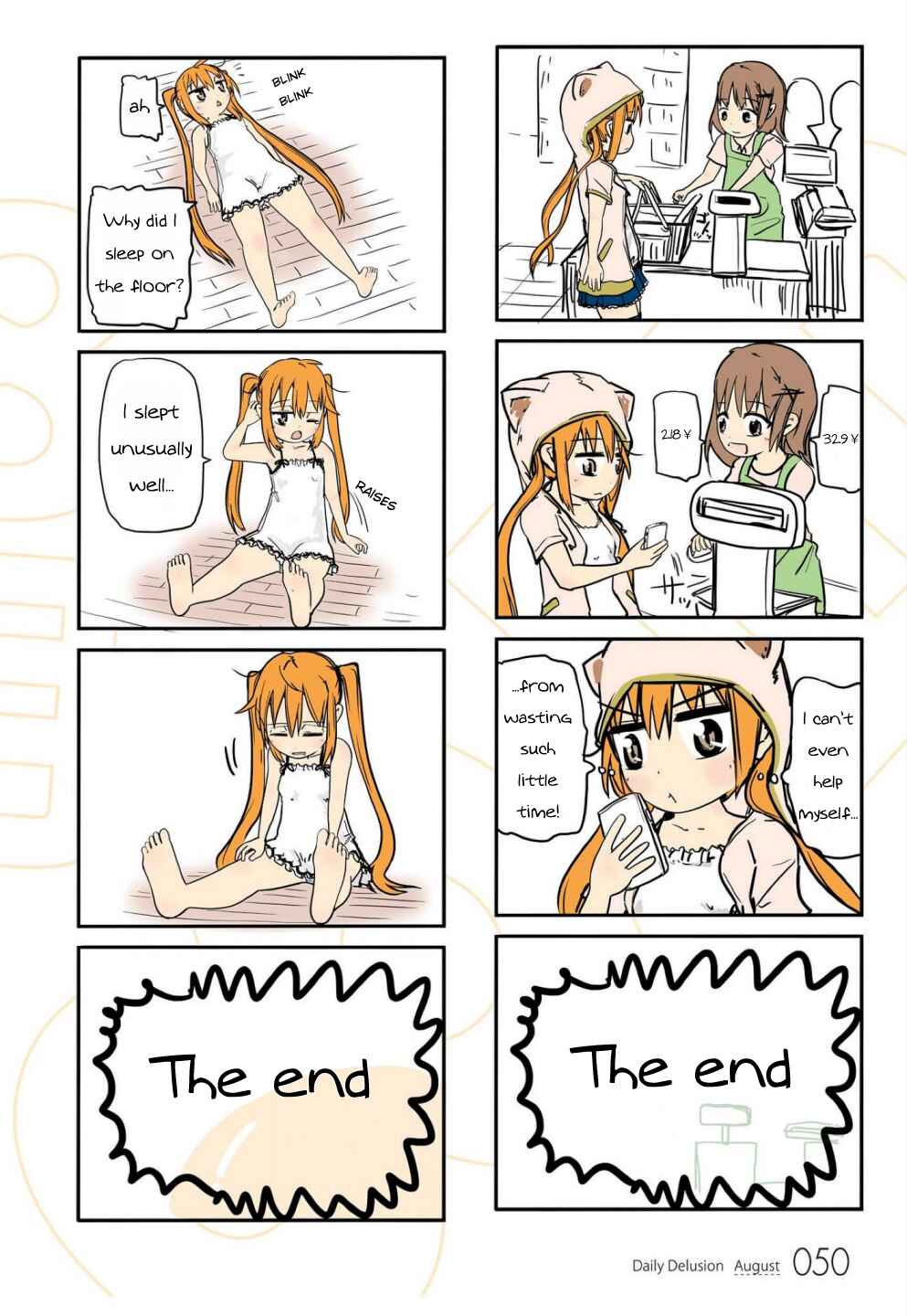 Page 6 Chapter 5 Jibun ga Twintail no Kawaii Onnanoko da to Omoikonde, Kyou no Dekigoto wo 4koma ni Suru