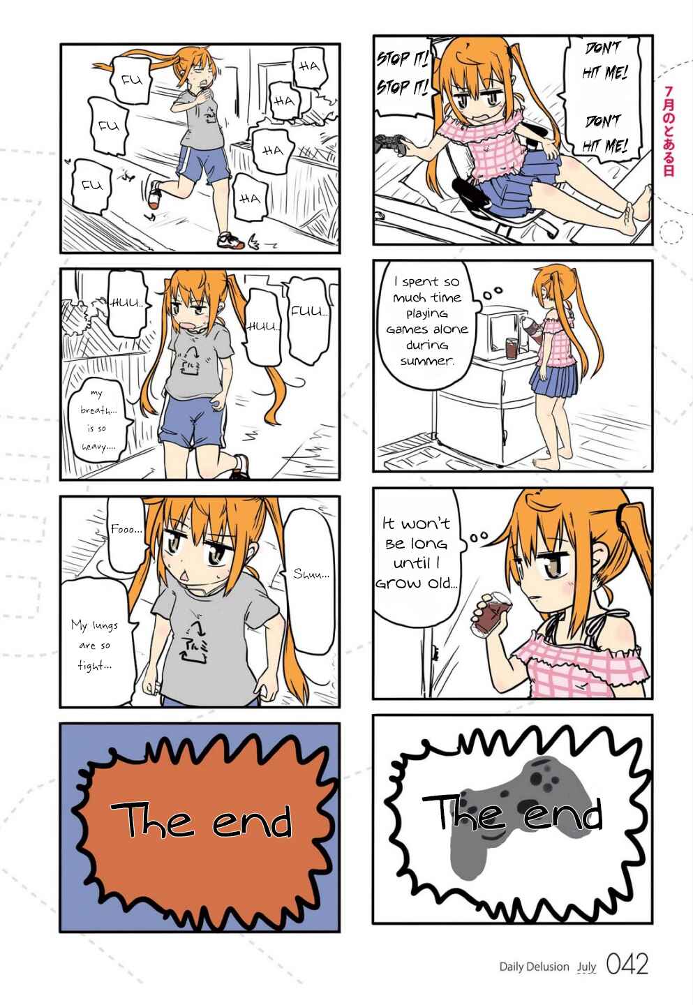 Page 7 Chapter 4 Jibun ga Twintail no Kawaii Onnanoko da to Omoikonde, Kyou no Dekigoto wo 4koma ni Suru