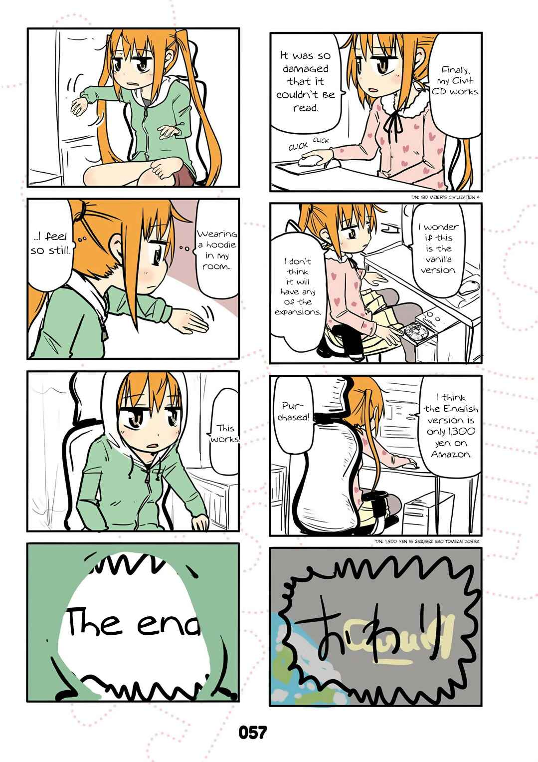 Page 3 Chapter 15 Jibun ga Twintail no Kawaii Onnanoko da to Omoikonde, Kyou no Dekigoto wo 4koma ni Suru