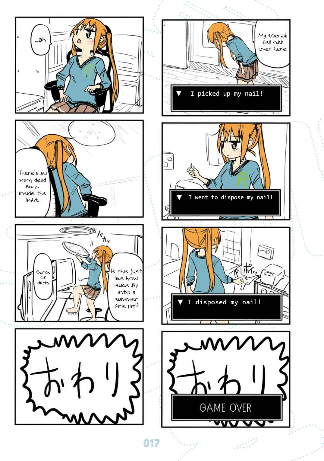 Page 19 Chapter 19 Jibun ga Twintail no Kawaii Onnanoko da to Omoikonde, Kyou no Dekigoto wo 4koma ni Suru
