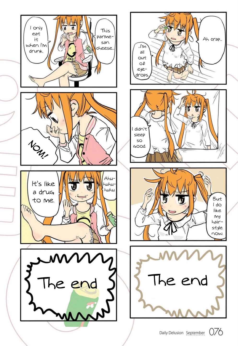 Page 8 Chapter 7 Jibun ga Twintail no Kawaii Onnanoko da to Omoikonde, Kyou no Dekigoto wo 4koma ni Suru