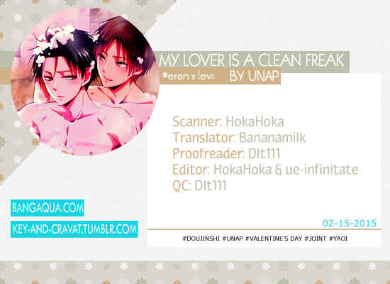 Page 2 Chapter Unknown_52bf Attack on Titan - My Lover is a Clean Freak (Doujinshi)