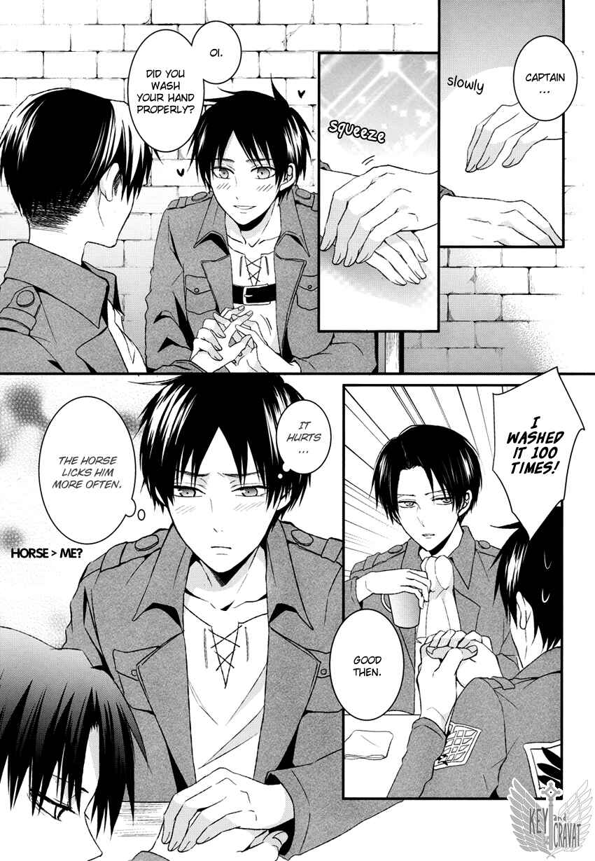 Page 4 Chapter Unknown_52bf Attack on Titan - My Lover is a Clean Freak (Doujinshi)