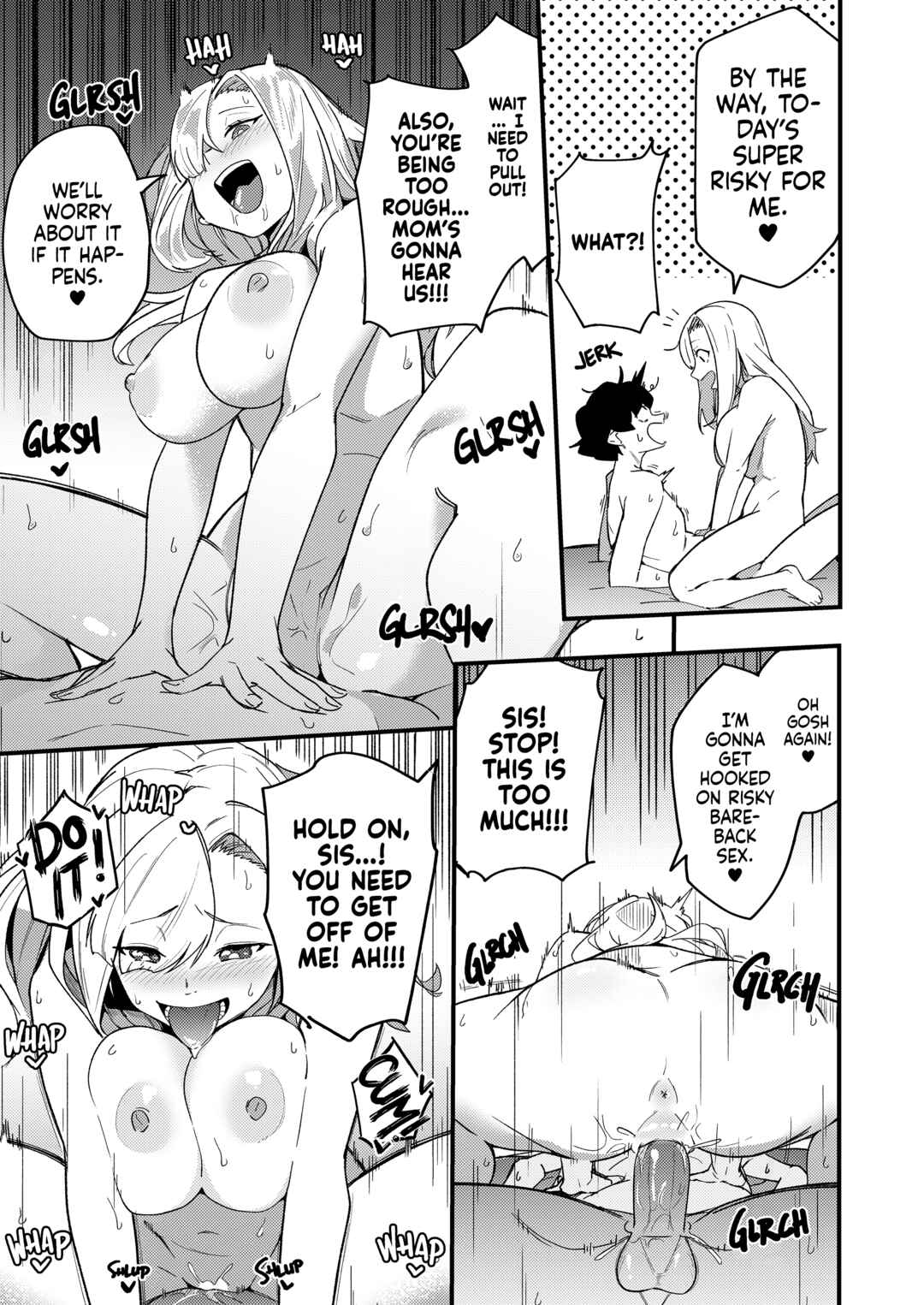 Page 36 Chapter Unknown_0345 Kyoudai Matching ~Oya ni Naisho de Gachihame Koubi Seikatsu~