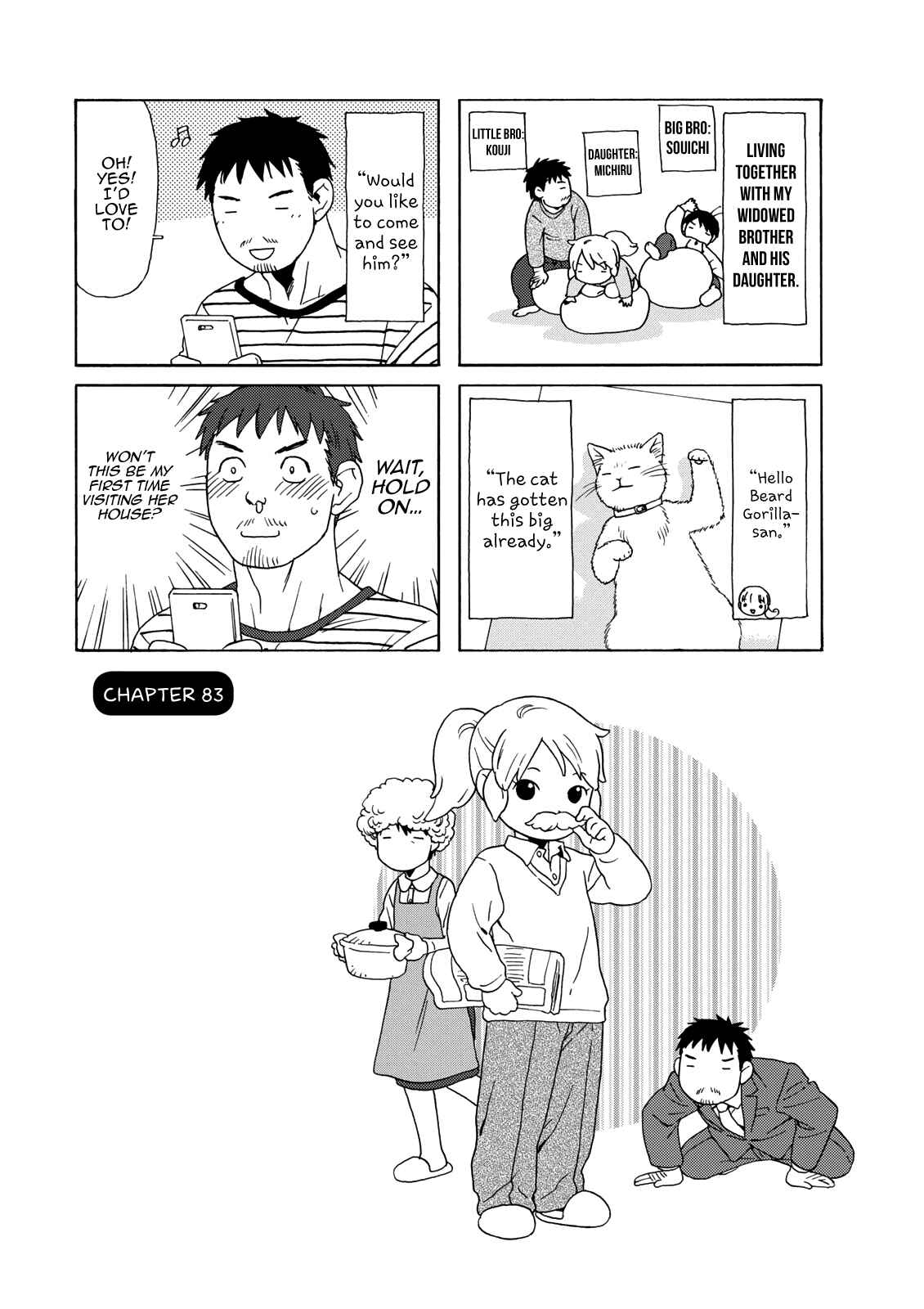 Page 2 Chapter 83 Chichi to Hige-Gorilla to Watashi