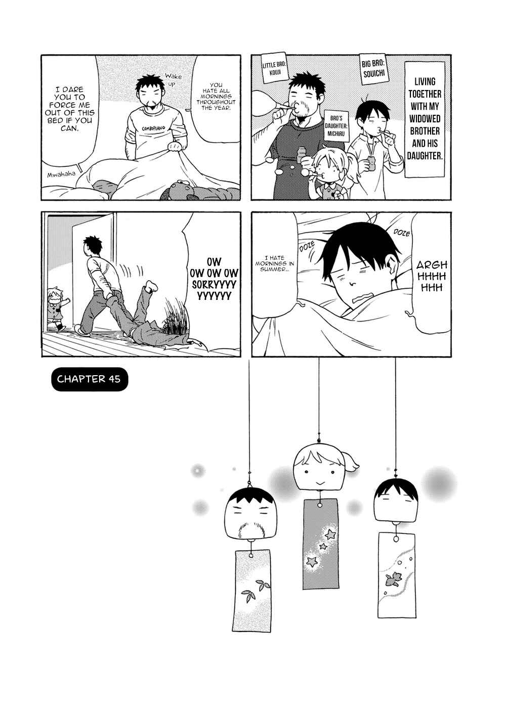 Page 1 Chapter 45 Chichi to Hige-Gorilla to Watashi