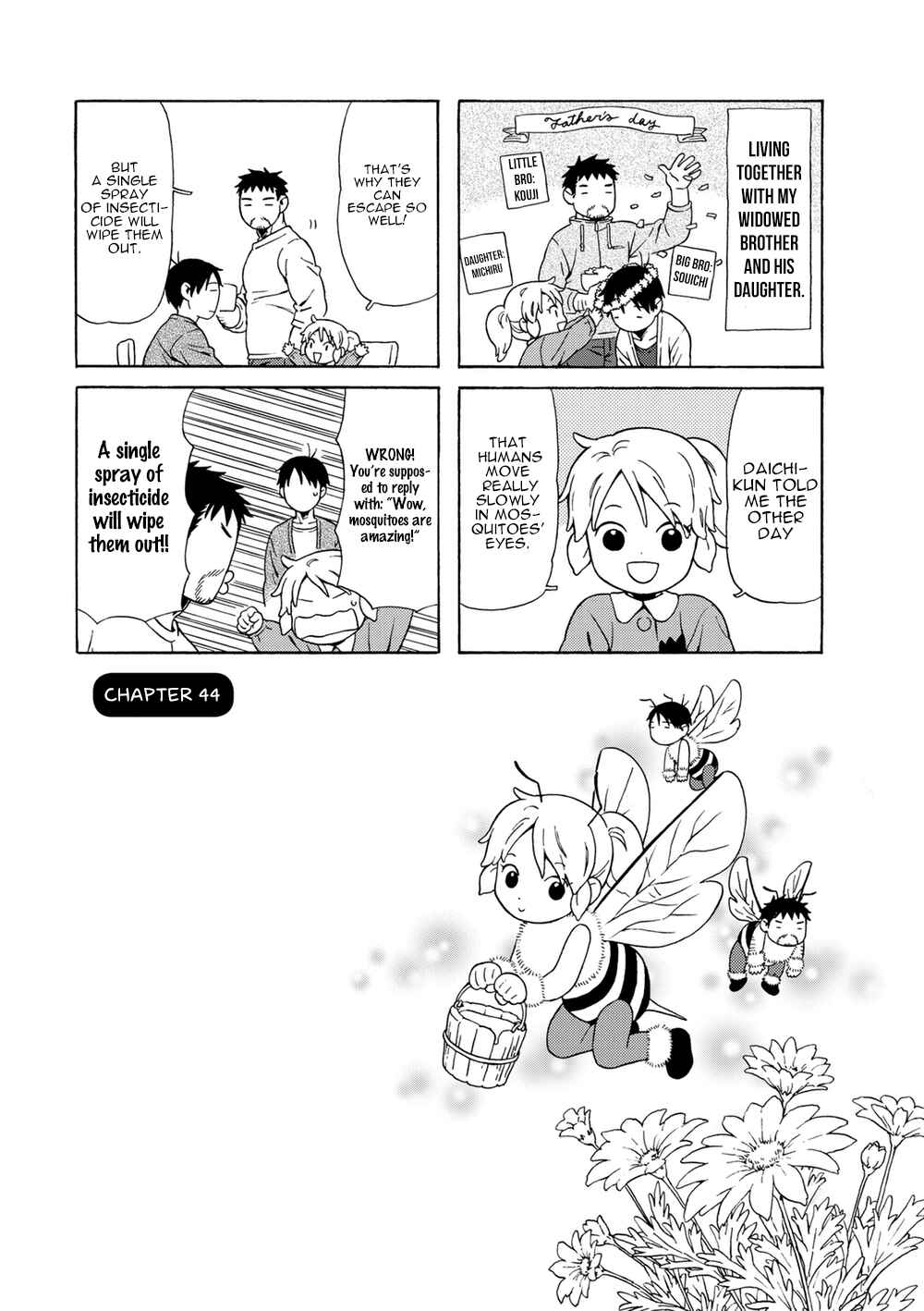 Page 1 Chapter 44 Chichi to Hige-Gorilla to Watashi