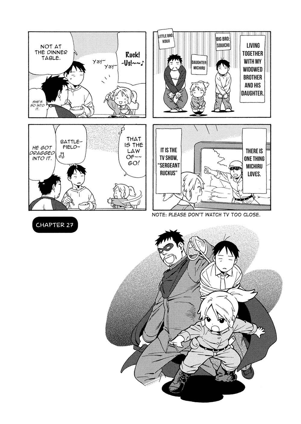 Page 1 Chapter 27 Chichi to Hige-Gorilla to Watashi