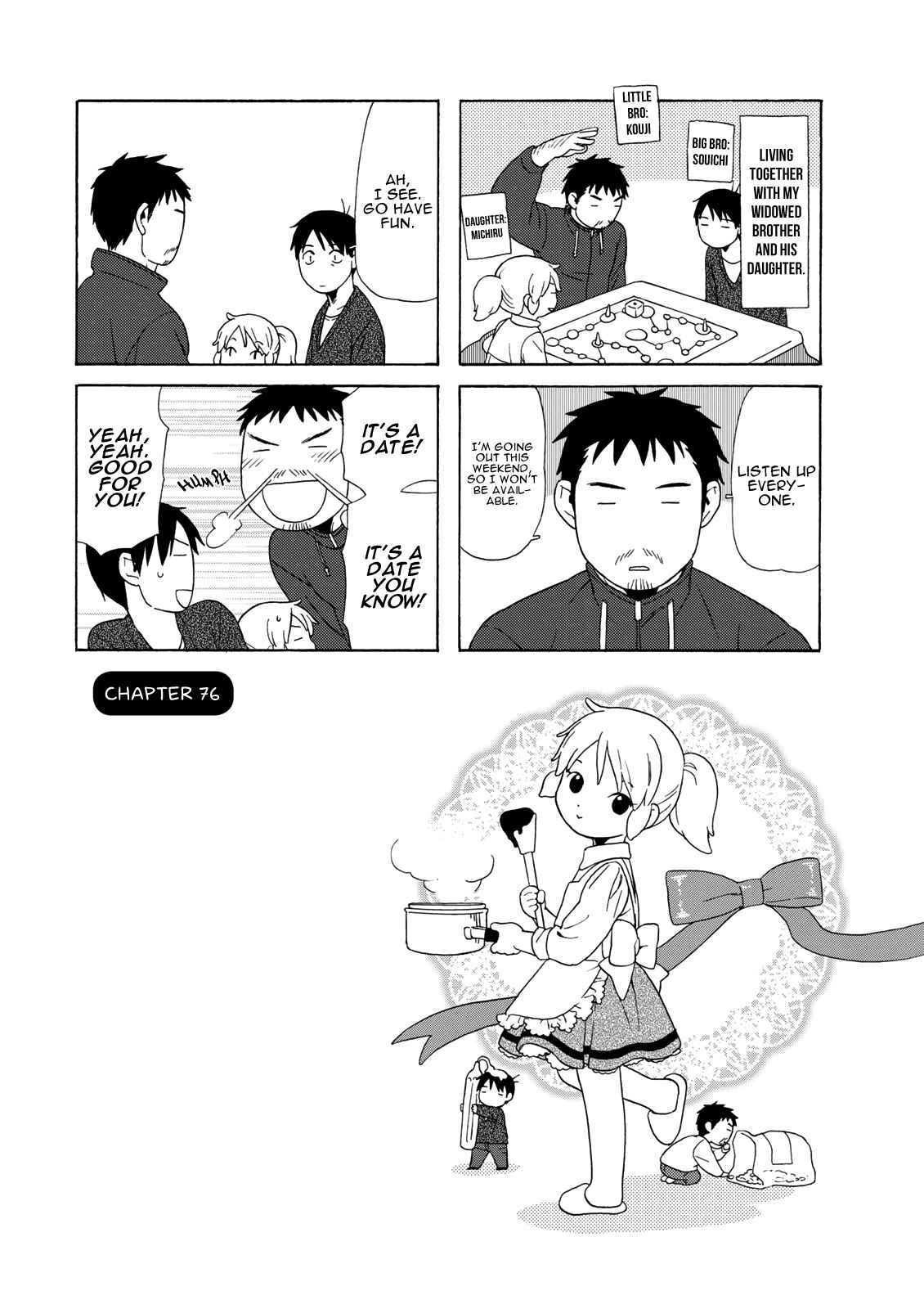 Page 2 Chapter 76 Chichi to Hige-Gorilla to Watashi