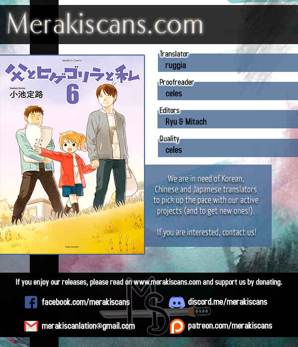 Page 1 Chapter 82 Chichi to Hige-Gorilla to Watashi