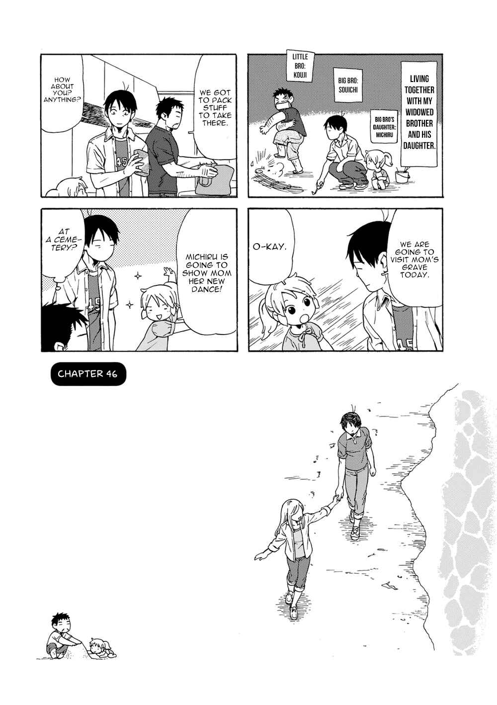 Page 1 Chapter 46 Chichi to Hige-Gorilla to Watashi