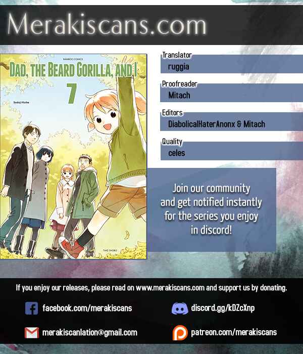 Page 1 Chapter 89 Chichi to Hige-Gorilla to Watashi