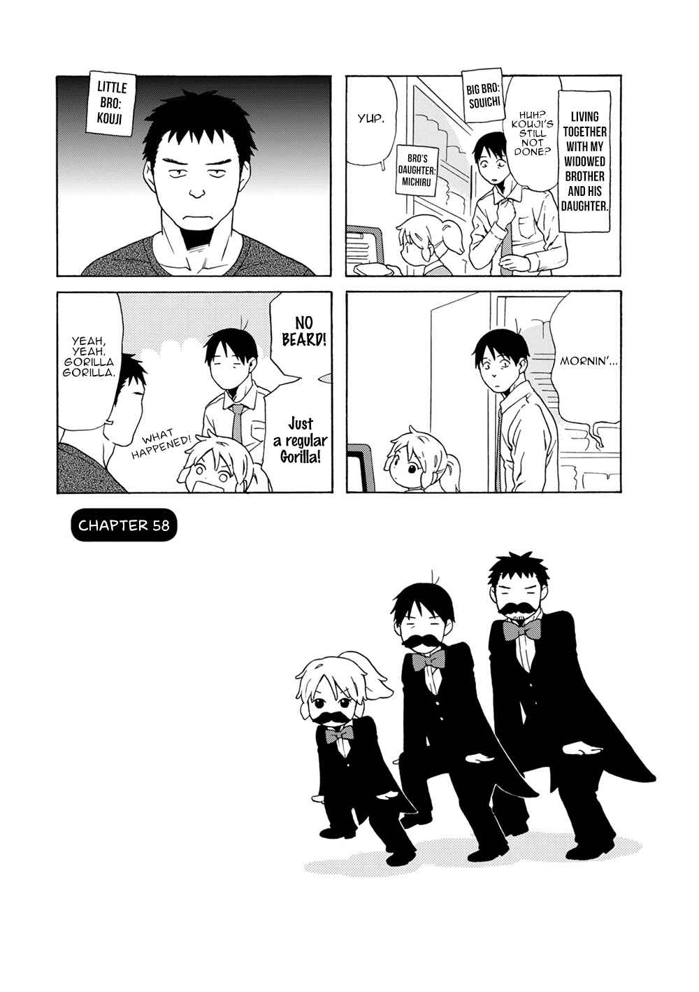 Page 6 Chapter 58 Chichi to Hige-Gorilla to Watashi